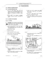 kobelco-sk160lc-ed190lc-hydraulic-excavator-shop-manual-ym91zu0009p1-na-procedures-38.webp Kobelco SK160LC, ED190LC transportation procedures, machine loading steps, and hydraulic function cancellation lever diagram.