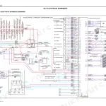 Kobelco SK160LC, ED190LC electrical schematic diagram A showing mechatro controller, fuse box, and solenoid wiring circuits.