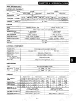 kobelco-sk25sr-sk30sr-sk35sr-hydraulic-excavator-operator-manual-s3pw0003e-00-specs-134.webp Kobelco SK25SR, SK30SR specifications table including engine, hydraulic components, side digging, and machine weight data.