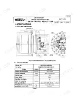 kobelco-sk290lc-sk330lc-service-manual-disassembly-and-assembly-travel-system-743.webp Kobelco SK290LC, SK330LC hydraulic excavator travel reduction unit specifications and outline dimensions