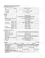 kobelco-sk300-iii-sk300lc-iii-hydraulic-excavator-operator-manual-ycuk93s001om-00-specs-112.webp Kobelco SK300 III, SK300LC III specifications table for engine, hydraulic components, weight, and performance metrics.