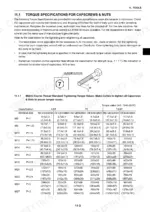 kobelco-sk50sr-5-hydraulic-excavator-shop-manual-s5pj0028e01-torque-56.webp Kobelco SK50SR-5, SK50SR-C torque specifications table for metric coarse thread capscrews and nuts with lubrication data.
