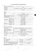 kobelco-sk60-hydraulic-excavator-shop-manual-s5le0005e-specs-10.webp Kobelco SK60 specifications table covering speed, Isuzu 4JB1 engine data, hydraulic components, and machine weight details.