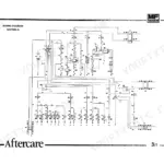 Kobelco TLK 750, 860, 865, 965 electrical wiring diagram showing Section A lighting and instrument circuits.