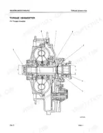 komatsu-d68e-1-d68p-1-bulldozer-shop-manual-sebmu1440102-maintenance-236.webp Komatsu D68E-1, D68P-1 maintenance standard cross-section diagram of the torque converter assembly with numbered components.
