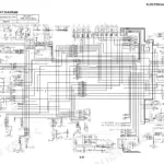 Komatsu FD100-8, FD115-8, FD135-8, FD150E-8, FD160E-8, EX50 electrical circuit wiring diagram for lights, switches, and sensors.