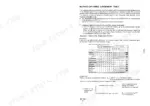 Komatsu PC100-5, PC120-5 judgement table for engine throttle controller and engine related parts troubleshooting.