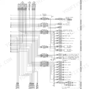 Komatsu PC160LC-7 electrical circuit diagram for governor, pump controller, PPC lock, and backup alarm systems.