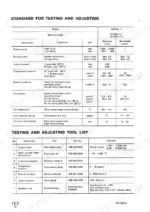 komatsu-pc180lc-3-pc180llc-3-pc180nlc-3-hydraulic-excavator-shop-manual-sebm021p0304-specs-22.webp Komatsu PC180-3 engine testing and adjusting specs and tool list table.