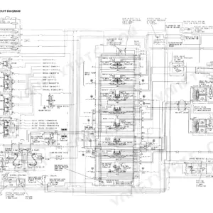Komatsu PC228US-2, PC228USLC-1, PC228USLC-2 hydraulic circuit diagram showing control valves, pump, and cylinder connections.