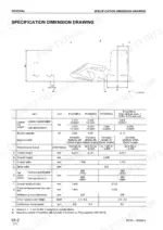 komatsu-pc27mr-2-variants-hydraulic-excavator-shop-manual-sebm032411-specs-28.webp Komatsu PC27MR-2, PC30MR-2, PC35MR-2, PC40MR-2, PC50MR-2 specification dimension drawing and machine data table.
