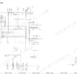 Komatsu PC27MR-2, PC30MR-2, PC35MR-2, PC40MR-2, PC50MR-2 electrical circuit diagram showing sensors, relays, and harness connections.