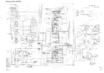 Komatsu PC400-6, PC400LC-6, PC450-6, PC450LC-6 hydraulic circuit diagram showing pumps, control valves, and system pressures.