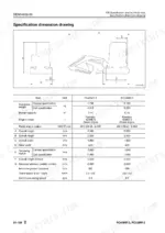 komatsu-pc45mr-3-pc55mr-3-hydraulic-excavator-shop-manual-sen04597-02-specs-55.webp Komatsu PC45MR-3, PC55MR-3 specification dimension drawing and technical data table for excavator dimensions and engine specs.