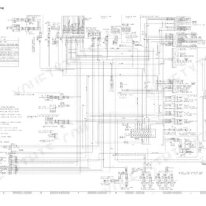 Komatsu PC45MR-3, PC55MR-3 electrical circuit diagram showing fuse box connections, console switches, and relay wiring.