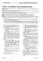 komatsu-pc50uu-2-hydraulic-excavator-shop-manual-sebm000906-troubleshooting-273.webp Komatsu PC50UU-2 troubleshooting manual page detailing safety precautions and systematic diagnostic procedures for machine failure.