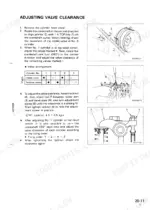 komatsu-pc60-6-pc60l-6-pc90-1-hydraulic-excavator-shop-manual-sebm02010607-procedures-156.webp Komatsu PC60-6, PC60L-6, PC90-1 valve clearance adjustment procedure, crankshaft alignment, and rocker arm adjustment diagrams.