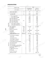 komatsu-pc60-7-hydraulic-excavator-shop-manual-sebm004101-specs-23.webp Komatsu PC60-7 specifications table listing performance, working ranges, and dimensions for standard and blade models.