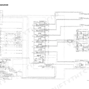 Komatsu PC60-7 hydraulic circuit diagram showing control valves, pump, cylinders, and swing motor connections.