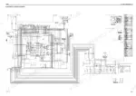 komatsu-pc88mr-6-hydraulic-excavator-shop-manual-webm007200-wiring-325.webp Komatsu PC88MR-6 electrical circuit diagram showing relay fuse box configuration, A/C heater fan relay, and wiring harness.