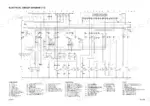 komatsu-pc95r-2-hydraulic-excavator-shop-manual-wiring-231.webp Komatsu PC95R-2 electrical circuit diagram showing wiring connections, components, connectors, and fuse list.