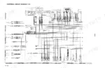 komatsu-wa180-3-wheel-loader-shop-manual-sebm005802-torque-15.webp Komatsu WA180-3 electrical circuit diagram 1/2 showing monitor panel, lighting, switches, and sensors wiring connections.
