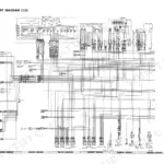 Komatsu WA180-3 electrical circuit diagram showing monitor panel, lighting, switches, and transmission combination switch.
