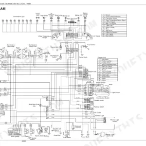 Kubota BX2350D, RCK48-23BX-EU, RCK54-23BX-EU, RCK60B-23BX-EU, LA243 electrical system wiring diagram with connector pinout tables.