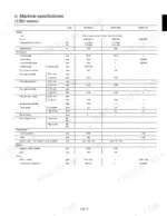 kubota-kx36-3-kx41-3s-kx41-3v-excavator-service-manual-97899-60860-page-21.webp Kubota KX36-3, KX41-3S, KX41-3V EU version machine specifications table including engine, dimensions, and performance data.