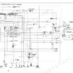 Kubota KX61-3, KX71-3 EU version electrical wireharness diagram showing main, horn, and light harness connections.