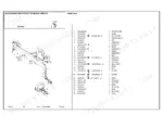 landini-50-8550-tractor-parts-catalog-3301504m3-drivetrain-parts-1.webp Landini 50, 8550 exploded view diagram and parts list for front axle assembly, including hub, bearings, and steering components.