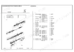 landini-500-tractor-parts-catalog-1424315m3-drivetrain-parts-160.webp Landini 500, 8500 transmission synchron-mesh exploded view and parts list for shafts, bearings, and pinions.
