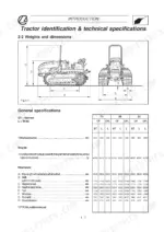 landini-70-variants-trekker-tractor-service-training-3662270m2-specs-10.webp Landini Trekker 70-100 weights and dimensions diagram and technical specifications table.