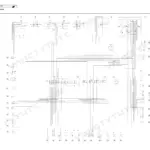 Landini Trekker 70-100 main electrical system wiring diagram showing fuses, relays, and components.