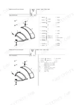 Landini Atlas 100 parts diagram for front 2WD fenders, hardware, and mounting frame.