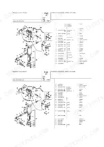 Landini Atlas 100 exploded view of hydraulic pump, piping, and filter components.