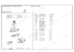 landini-c6500-crawler-tractor-parts-catalog-1424045m2-engine-parts-3.webp Landini C6500 exploded view parts diagram for crankshaft, flywheel, pistons, and connecting rods with reference table.