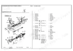 landini-c7830-crawler-tractor-parts-catalog-3310579m2-drivetrain-parts-6.webp Landini C7830 exploded view diagram and parts list for the front PTO drive shaft assembly with numbered components.