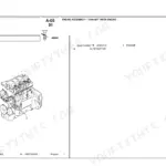 Landini Ghibli 90 engine assembly 1004-40T parts diagram showing engine block and components.