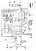 liebherr-pr-721-pr-731-pr-741-crawler-dozers-service-manual-wiring-157.webp Liebherr PR 721, PR 731, PR 741 electrical system wiring diagram showing battery, alternator, fuse block, and instrument gauges.