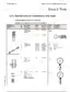 Liebherr R 914 C, R 924 C service manual table of special maintenance tools, pipe adaptors, and pressure gauge couplings.