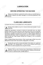link-belt-130-lx-160-lx-excavator-operator-manual-6-25600-maintenance-129.webp Link-Belt 130 LX, 160 LX lubrication and maintenance safety procedures, warnings, and fluid handling guidelines.