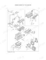 link-belt-160x2-hydraulic-excavator-parts-manual-2204-engine-parts-452.webp Link-Belt 160X2, 160X2 - EX exploded view diagram of engine gasket kit 83-51106-005 showing cylinder block and head components.