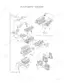 Link-Belt 160X2, 160X2 - EX exploded view diagram of engine gasket kit 83-51106-005 showing cylinder block and head components.