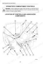 link-belt-210lx-240lx-excavator-operator-manual-1014-controls-48.webp Link-Belt 210LX, 240LX operator compartment controls diagram showing numbered component locations in the excavator cab.