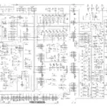 Link-Belt 235X3 excavator electrical schematic showing controllers, relays, sensors, and engine control unit wiring connections.