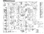link-belt-2800-3400-hydraulic-excavator-operator-manual-wdl2001-oe-wiring-153.webp Link-Belt 2800, 3400 electric circuit diagram showing wiring connections, fuse box, relays, and component index table.