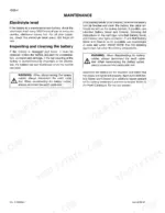 link-belt-290-lx-crawler-excavator-shop-manual-9-44510lx-wiring-150.webp Link-Belt 290 LX maintenance manual page covering battery electrolyte level inspection and cleaning procedures.