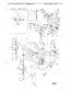Link-Belt 350X2 engine parts exploded view showing Isuzu engine mounting, fuel filter assembly, and hydraulic hose routing.