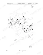 link-belt-350x2-excavator-parts-manual-2208-wiring-12.webp Link-Belt 350X2 frame electrical parts and wire harness exploded view diagram showing routing and component connections.